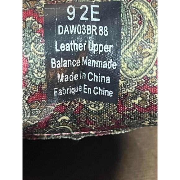 Dunham Mens Grayson Dun Oxford Shoes DAW03BR Wingtip Leather Brown Size 9 2E - Picture 3 of 11